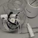 Food Processor,Electric Food Chopper with 500W Stainless Steel Motor & 2 Sharp Blade Sets,8-Cup Glass Bowl for Meat, Vegetables, Fruits and Nuts