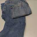 Floerns Women's High Waisted Distressed Jeans Straight Leg Casual Ripped Denim Pants (Blue, XXL)