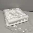 Brushed Microfiber 3 Piece Duvet Cover Set, Full/Queen, Bright White, Striped