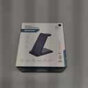 Wireless Charger for Thick Cases of 10MM/Otterbox/Heavy Duty, 3 in 1 Charging Dock for iPhone 17 16 15 14 Pro Max, Phone Stand Charging Station for Multiple Devices for Apple Watch/AirPods (Black)