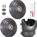 Ball Wheel + Vacuum Head Connector Replacement Compatible with Dyson V10 V11 V15 100W High Torque Cleaner Head Accessories