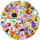 Halloween Stickers, Cute Stickers for Water Bottles Laptop Tablet Scrapbook Skateboard Luggage Phone, Stickers for Kids Teens Adults