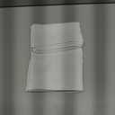 White Valances for Windows 1 Piece, Soft Solid Thermal Insulated Decorative Small Kitchen Window Curtains for Bathroom Basement Cafe, White, 60" Wx14 L