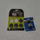 Button LAMP Adhesive LEDs Light Package - Lightweight, Ultra Small, Ultra Bright LED Utility Lights - 6 Pack (BL-6885)  And Plumb Craft Waxman 7610700T Pull & Spray Aerator