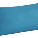 BEDELITE Body Pillow Case Cover, Rayon Made from Bamboo, Cooling Body Pillow Cover for Hot Sleepers and Night Sweats, Breathable & Silky Soft Full Long Pillow Case (Teal, 20x54 Inches)