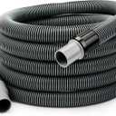 Sepetrel Manual Pool Vacuum Hose 1-1/2" x 35ft, Kink-Free Swivel Cuff Heavy Duty Spiral Wound Pool Cleaner Hose for Inground & Above Ground Pools, Skimmer,Not for Automatic Cleaners