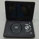 11.5" Portable DVD Player for Kids and Car, 9.5" Swivel HD Screen with 4-6 Hours Built-in Battery, Support Sync Screen to TV, Support SD Card/USB/Multiple Disc Formats (Black)