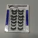 Magnetic Eyelashes Kit, 7 Pairs Reusable 3D Natural Look Magnetic Lashes with Eyeliner & Tweezers, No Glue Needed, Easy to Apply, Lightweight & Waterproof False Eyelashes (7 Pairs)