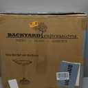 BACKYARD EXPRESSIONS PATIO  HOME  GARDEN 912449-WB Outdoor Garden Bird Bath- Bronze- Weather Resistant Polyresin-30 Inch-Backyard Expressions
