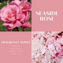 YR Scent Seaside Rose Home Fragrance Candle  14.5 oz 3-Wick Glass Jar