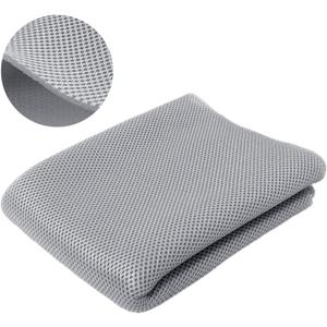 Speaker Grill Cloth Stereo Mesh Fabric for Speaker Repair, Gray - 55 x 20 in / 140 x 50 cm