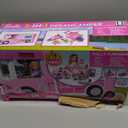 Barbie Camper, Doll Playset with 50 Accessories, Transforms into Truck, Boat & House, Includes Pool, 3-in-1 Dream Camper