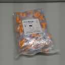 100 Pairs Orange Foam Ear Plugs - 33dB NRR Highest Protection, Soft & Comfortable Noise Canceling Earplugs for Sleeping, Work, Snoring, Construction, Loud Noise with Individual Bagged Foam EarPlug