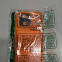 BXYJY for iPhone 17 Pro Phone Case Wallet, Card Holder (4-5 Cards), Slide Camera Cover, Military Grade Protection, Rugged Hard Women Girly Men Protective Case for iPhone17 Pro 6.3", Orange