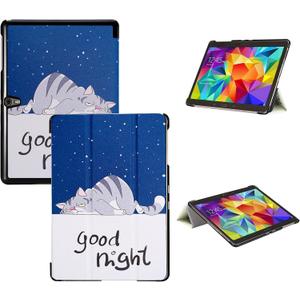 Tri-Fold Case Compatible with Samsung Galaxy Tab S 10.5 inch Tablet - SM T800&T801&T805&T807 (2014 Released), Includes a Screen Protector - Premium PU Leather Tri-Fold Cover with Auto Sleep/Wake