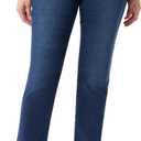 Gloria Vanderbilt Women's Shape Effect Pull on High Rise Straight Leg Jean Standard Size 14 