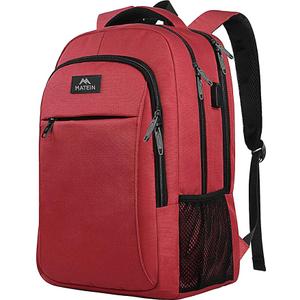 MATEIN Laptop Backpack for Womens, School Backpack with USB Port for Student Supplies and College Accessories, Water Resistant Travel Daypack Cute Book Bag for Teens and Ladies Fit 15.6 In Computer