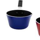 IMUSA USA Nonstick Multi Mini Sauce Pan with Silicone Handle Varies, (Blue)