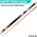 Pool Cue Stick - 58 inch Canadian Maple Billiard Pool Stick, 19oz