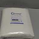 Chyhomenyc Uptown Faux Silk White Curtains 84 Inch Length 2 Panels for Bedroom, Light Filtering Soft Shiny Fabric Rod Pocket Window Drapes for Living Room, Each 40x84 Inches, 7 FT