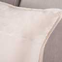 MADIZZ Set of 2 Super Soft Velvet Decorative Throw Pillow Covers 18x18 inch Beige Square with Fringe Luxury Style Cushion Case Pillow Shell for Sofa Bedroom
