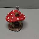 Uniclife Resin Mushroom House Decoration Cottage Ornament for Reptile Hide Cave Hideout Hideaway Spawning Cave Decor for Arboreal Reptiles Shrimp Betta Goldfish, Terrarium & Vivarium Decor