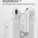 Acoustix True Wireless Audiobuds w/Charging Case - White