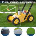 Parking Lot Striping Machine, 2-6" Width Adjustable Line Striper, Compatible with Professional Inverted Striping Spray Paint, Line Marking Machine for Roads, Playing Fields, Fast Accurate Marking