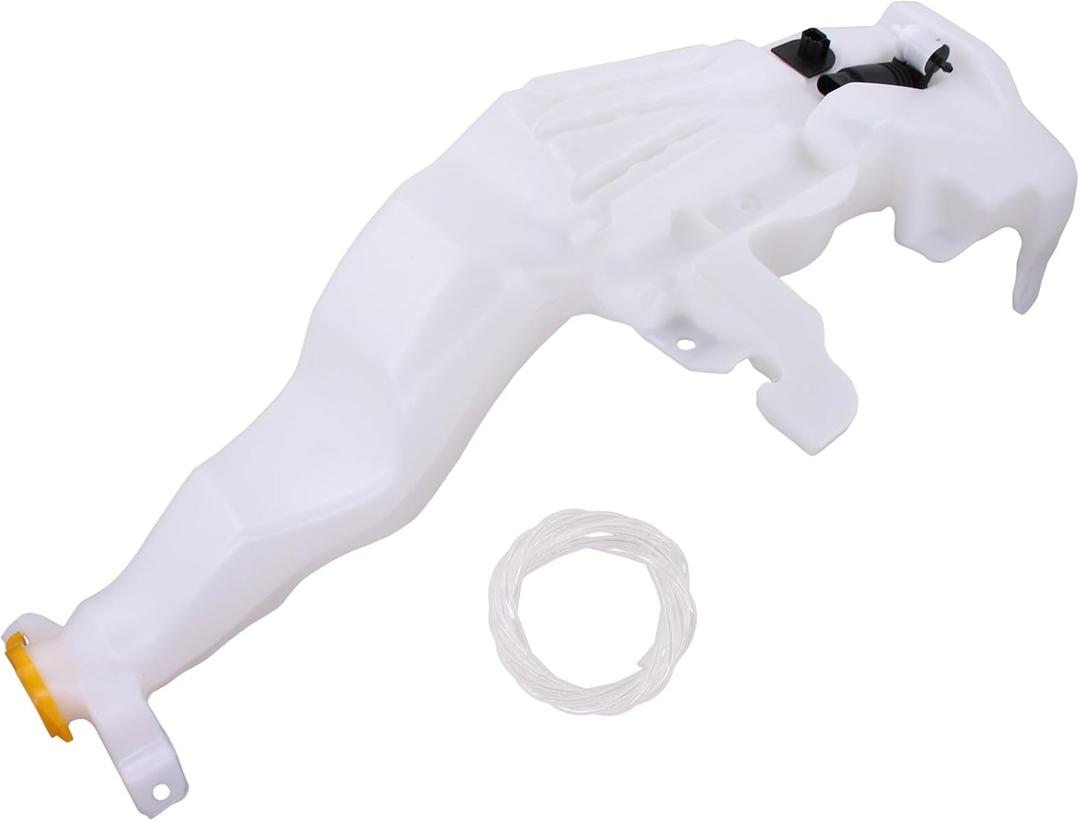 MOTOKU Windshield Washer Reservoir Expansion Tank with Fluid Level Sensor and Pump for Jeep Grand Cherokee Dodge Durango 2011-2021