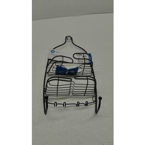 LKOP Medium Silver Shower Caddy Pack of 6 LKOP Bathroom organizer Bathroom accessories Bathroom storage Shower organizer Wall shelf Shelf organizer Bathroom shelf