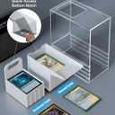 NiHome Clear Acrylic Trading Card Scanner Stand for MTG Cards, Compatible with Manabox & TCGplayer App, Quickly Scan Sleeved and Unsleeved Cards, Card Slinger Scanstand Accessories