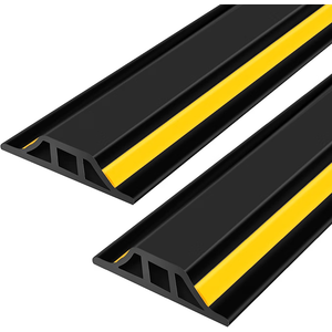 1.25"H Garage Door Threshold Seal, 2 Pcs, Total 8.3 FT with Adhesive Strips