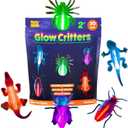 Glow Critters Easter Egg FIller & Basket Stuffer - Glow Sticks Party Favors - Glow in The Dark Party Supplies - 30 Count