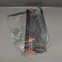 Evteck Paper Cutter 12 Inch Paper Trimmer Slider Crafting Scrapbooking Supplies for A4 Vinyl Photo Cardstock with Security Blade and Foldable Ruler (Black)