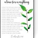 A Time For Everything | Scripture | Bible Verse | Ecclesiastes 3:1-8 | Christian Art Prints | Doxology | Home Decor | Wall Artwork | Christian Music Art Print (8x10)