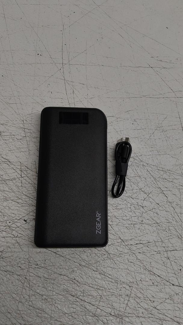 ZGear High Capacity LCD Display Power Bank - Black, 20000 mAh