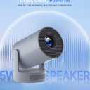 Magcubic Mini Projector 4K Support, Portable Projector with WiFi 6 and Bluetooth 5.4, 5W Soundbase Speaker, Smart Proyector with Auto Vertical Keystone 180Rotatable for Movie Home Outdoor