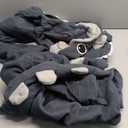 Funziez! Adult Onesie Halloween Costume Animal Dinosaur Shark Unisex Plush One Piece Cosplay Suit for Adults, Men and Women, L