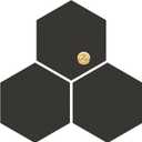 MORCART 20PCS Peel and Stick Floor Tile, Upgraded Hexagon Vinyl Flooring Covers 12.6 Sq Ft, Waterproof DIY Removable Flooring for Bathroom, Kitchen, Bedroom, Stairs, Entryway (Black)