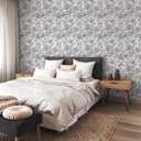 Black and White Butterfly Wallpaper 12"x100" Vintage Ink Painting Rose Floral Wallpaper Peel and Stick Butterfly Contact Paper Self Adhesive Removable Vinyl Film for Cabinets Drawers Walls