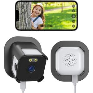 Window Camera 3MP 2K Indoor for Home Security, Color Night Vision - 1Pack