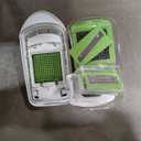 Food Dicer Chopper 5 Blades, Onion Dicer Chopper, Fruit and Veggie and Vegetables Chopper, Food Prep, Light Green