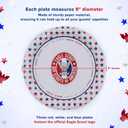Official Eagle Scout Paper Plates, Court of Honor Lunch Plates, Stars - 25pk