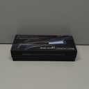 BIO Ionic Onepass Styling Flat Iron with NanoIonic & Moisturizing Heat Technology, Hydrated and Frizz-Free Hair, Ceramic Hair Straightener with Silicone Strip for Gentle OnePass Styling (1.5 Inch, Black)