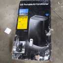 LG 8,000 BTU Smart Portable Air Conditioner, 115V, Cools 350 Sq.Ft. (14' x 25' Room Size), Portable Air Conditioner for Home with Voice Control, Works with LG ThinQ, Amazon Alexa, and Hey Google (Up to 400 Sq. Ft., Gray)