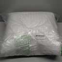 Oubonun 16 x 16 Throw Pillow Inserts, Firm and Fluffy Decorative Square Pillows for Couch Bed Sofa with Soft Cotton Cover White Cushion with Down Alternative Pack of 2