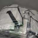 8 Pack Large Strong Moving Bags with Zippers & Carrying Handles - Water-Resistant - Heavy Duty Storage Tote for Space Saving, Fold Flat, Alternative to Moving Box (Semi-Transparent)