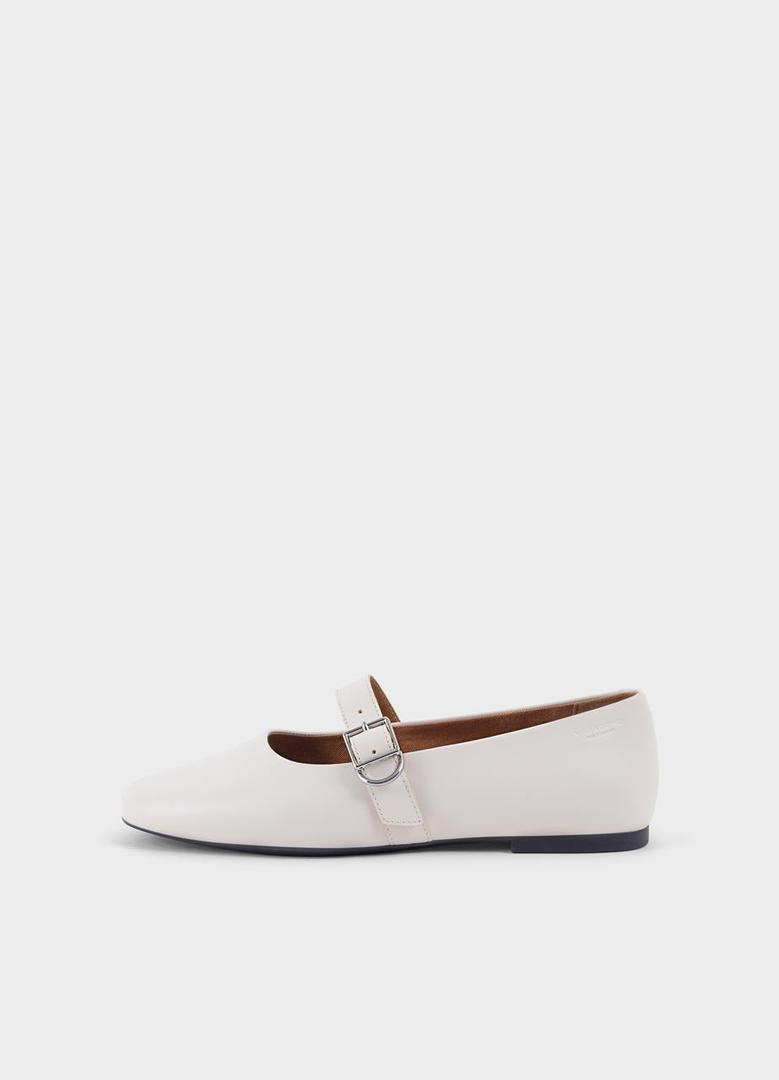 Sweet Life White Mary Jane Flats, Size 8.5 