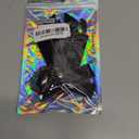 Rhinestone Retro British Style Pre-tied Adjustable Fabric Ribbon Bow Tie for Women Men Uniform Necktie Bownot (Black)