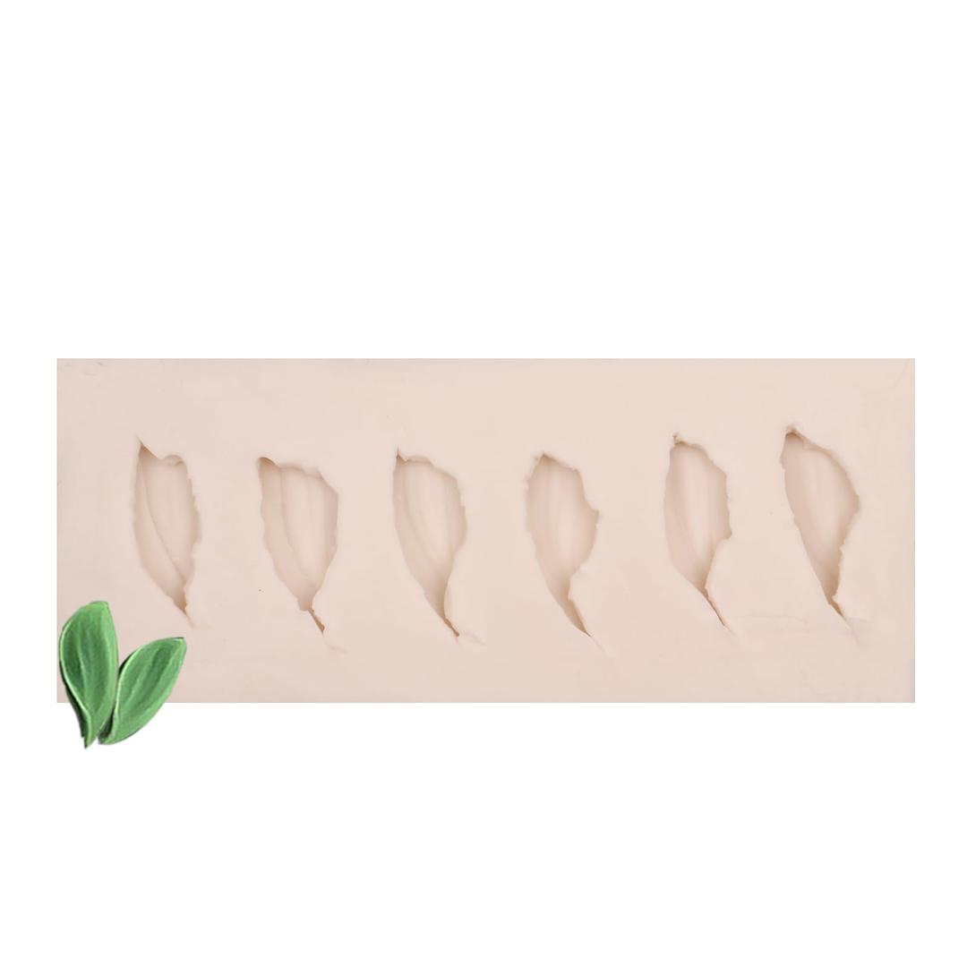 3D Leaf Pattern Theme Silicone Fondant Molds for Cake Decorating Cupcake Topper Chocolate Candy Clay Resin